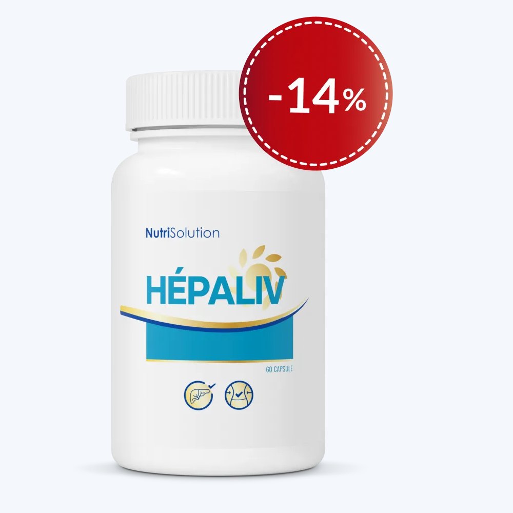 Flacone Hepaliv di Nutrisolution da 60 capsule, etichetta italiana